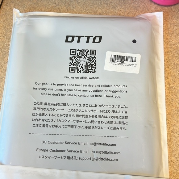 DTTO Case for iPad Pro 11 2021 Slim Trifold Stand Soft TPU Back Cover Navy Blue - Picture 3 of 12